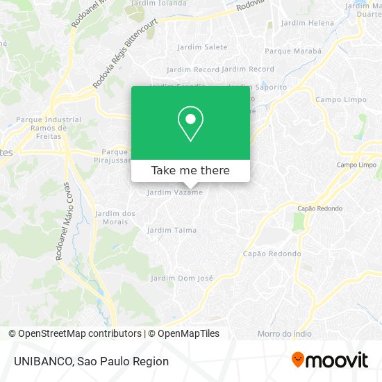 UNIBANCO map