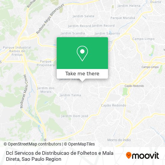 Mapa Dcl Servicos de Distribuicao de Folhetos e Mala Direta