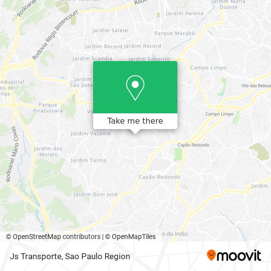 Js Transporte map