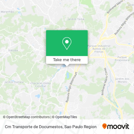 Cm Transporte de Documestos map