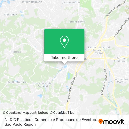 Nr & C Plasticos Comercio e Producoes de Eventos map