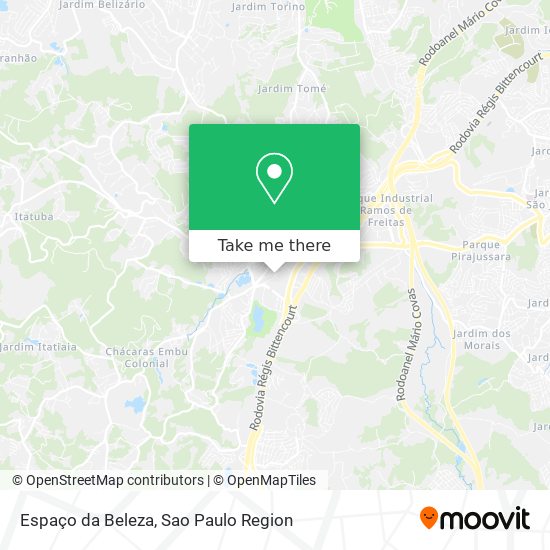 Espaço da Beleza map
