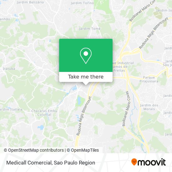 Medicall Comercial map