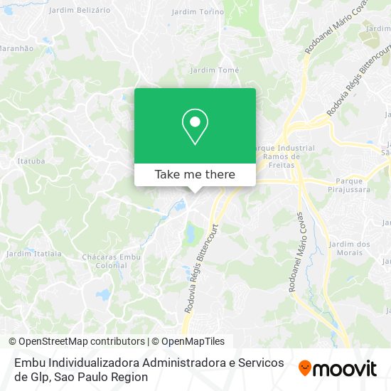 Embu Individualizadora Administradora e Servicos de Glp map