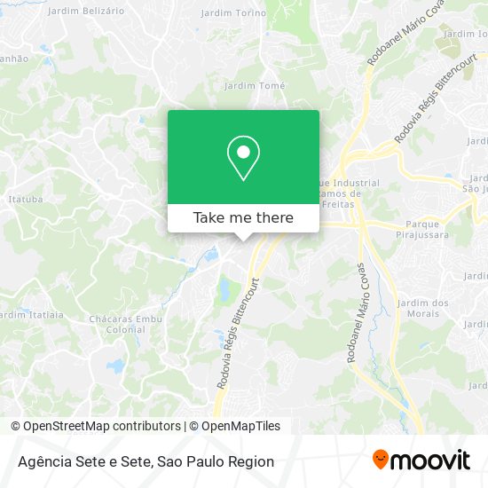 Agência Sete e Sete map