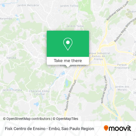 Fisk Centro de Ensino - Embú map