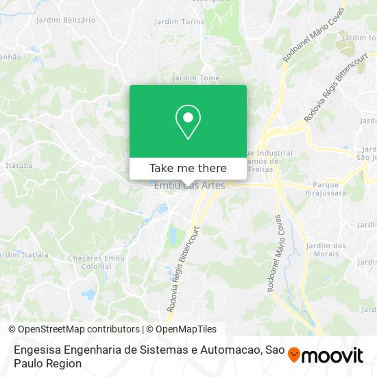 Engesisa Engenharia de Sistemas e Automacao map