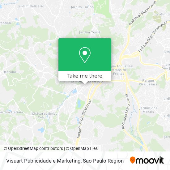 Mapa Visuart Publicidade e Marketing