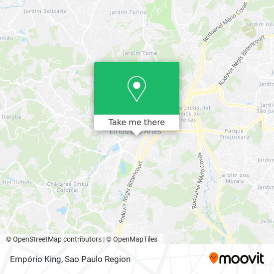 Mapa Empório King