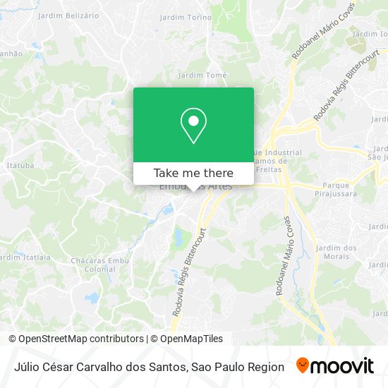 Mapa Júlio César Carvalho dos Santos