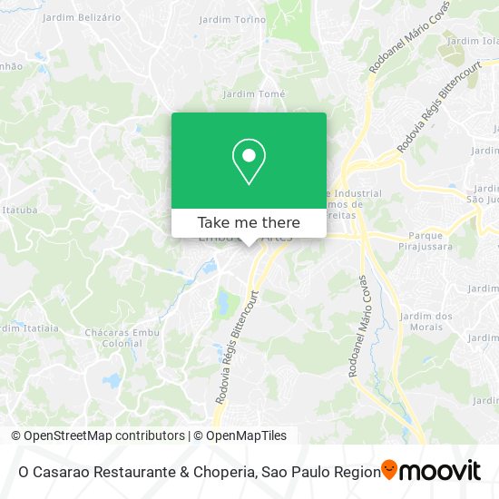 O Casarao Restaurante & Choperia map