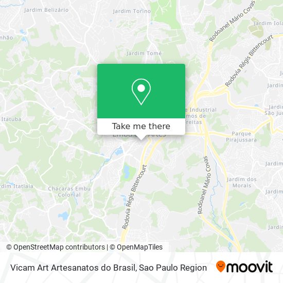 Vicam Art Artesanatos do Brasil map