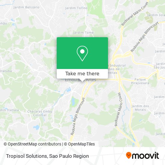 Tropisol Solutions map