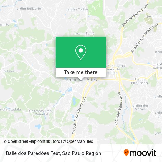 Mapa Baile dos Paredões Fest