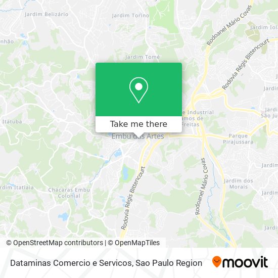 Dataminas Comercio e Servicos map