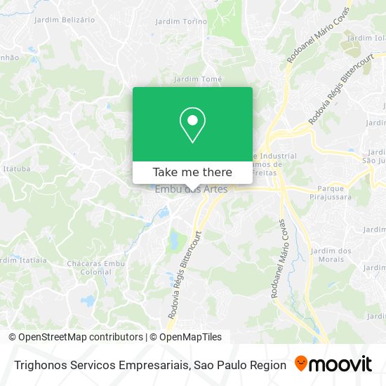 Mapa Trighonos Servicos Empresariais