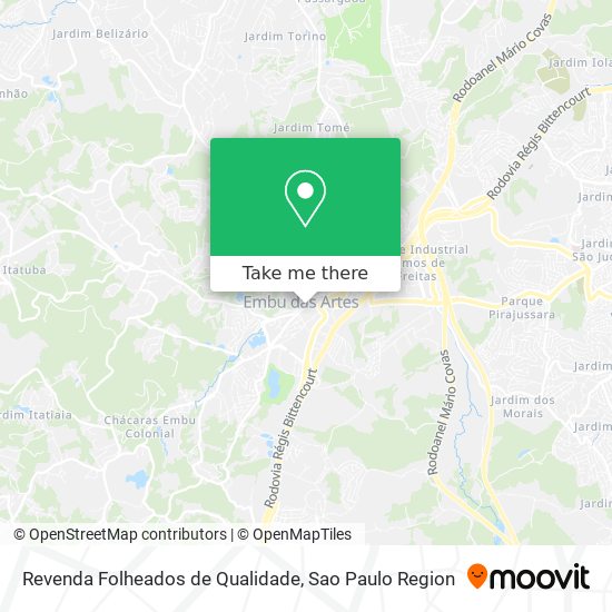 Mapa Revenda Folheados de Qualidade