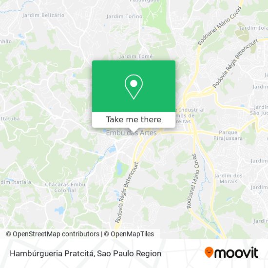 Hambúrgueria Pratcitá map