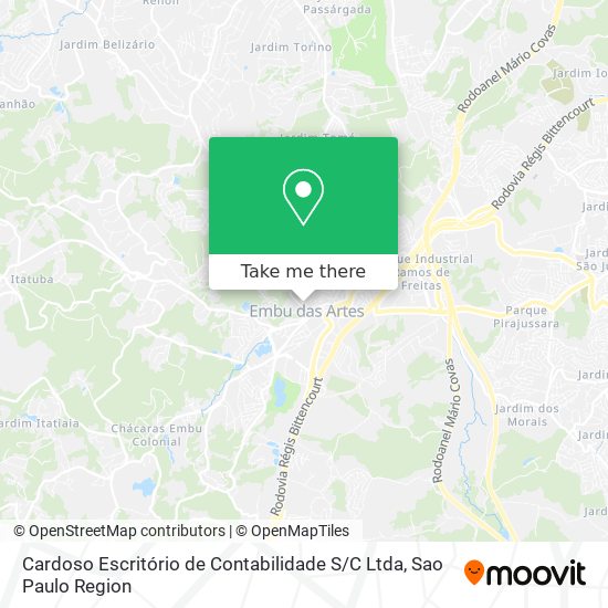 Cardoso Escritório de Contabilidade S / C Ltda map