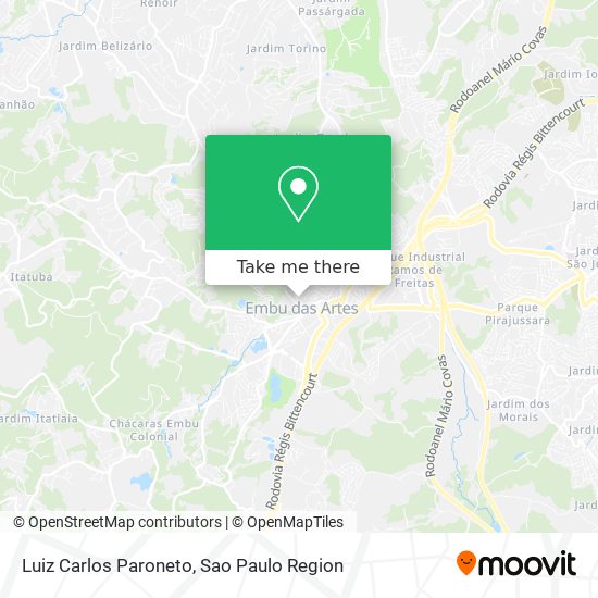 Luiz Carlos Paroneto map