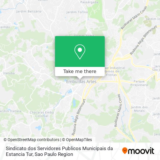 Sindicato dos Servidores Publicos Municipais da Estancia Tur map