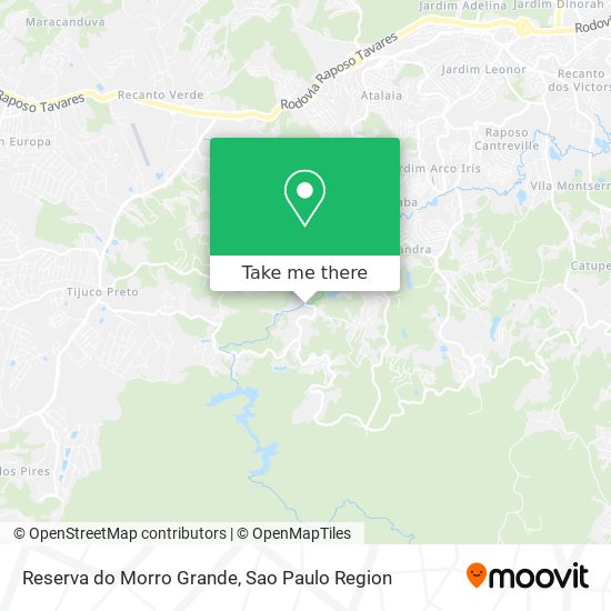 Reserva do Morro Grande map