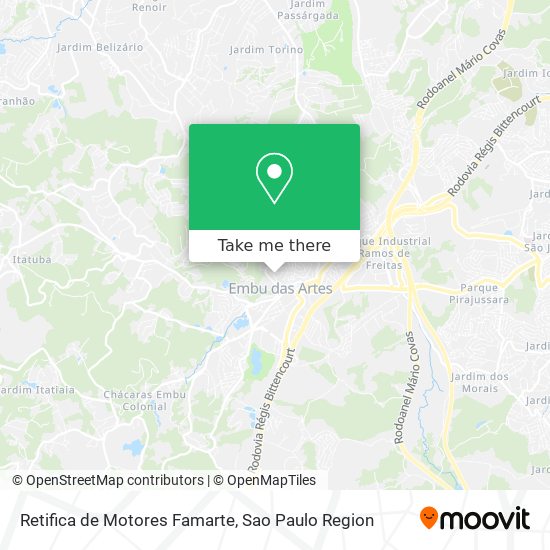 Retifica de Motores Famarte map