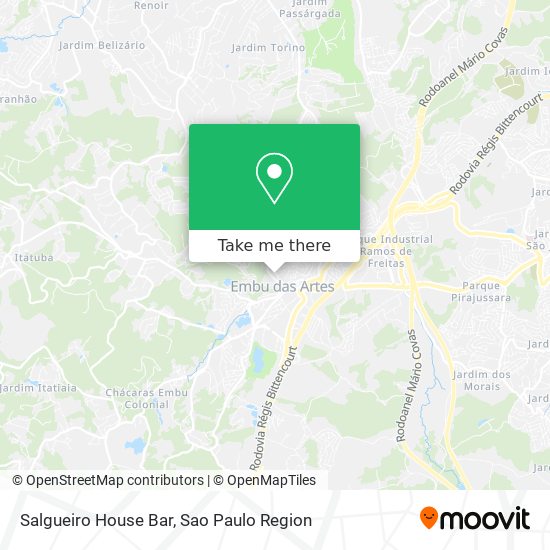 Mapa Salgueiro House Bar