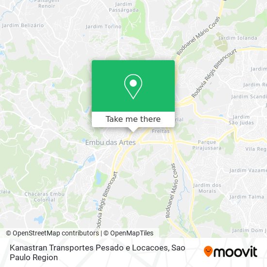 Kanastran Transportes Pesado e Locacoes map