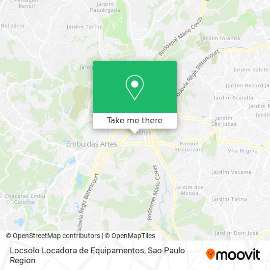 Locsolo Locadora de Equipamentos map