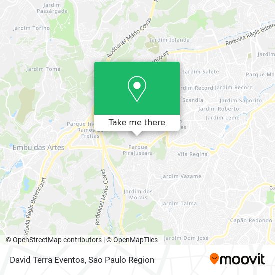 David Terra Eventos map