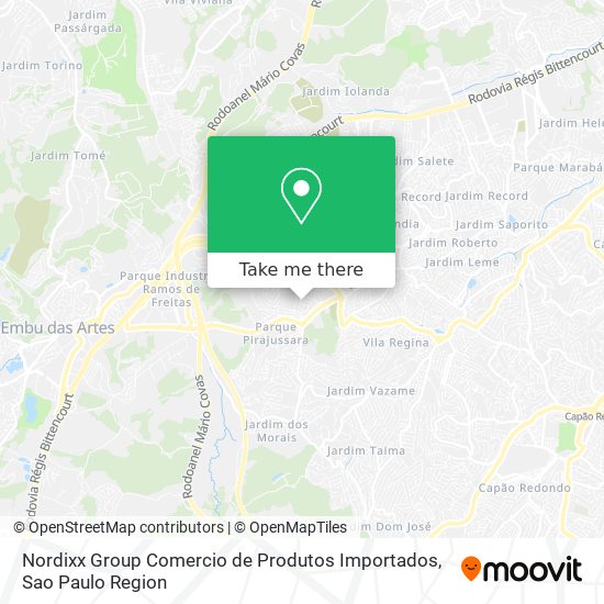 Nordixx Group Comercio de Produtos Importados map