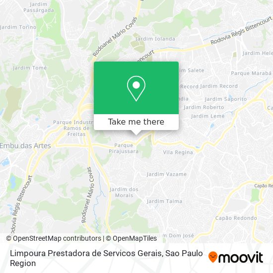 Limpoura Prestadora de Servicos Gerais map