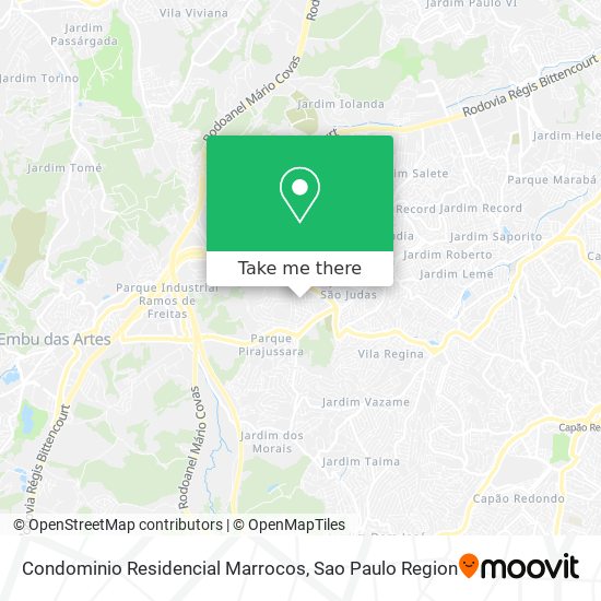 Condominio Residencial Marrocos map