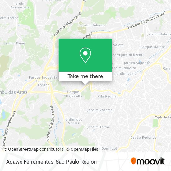 Agawe Ferramentas map