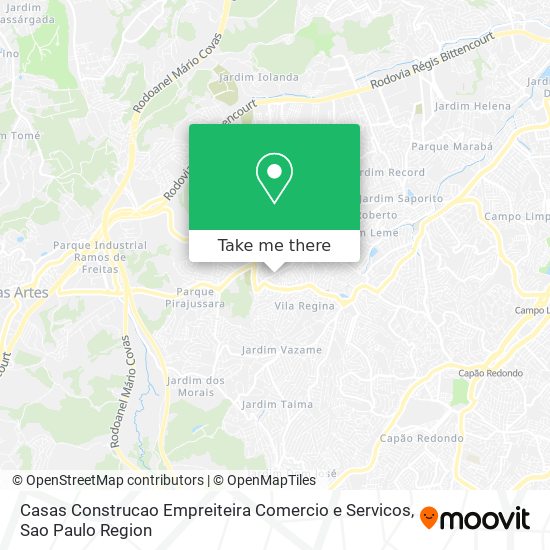 Mapa Casas Construcao Empreiteira Comercio e Servicos