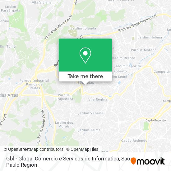 Mapa Gbl - Global Comercio e Servicos de Informatica