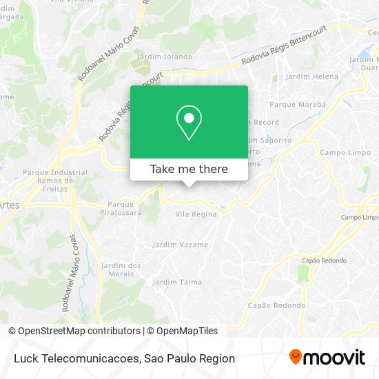 Luck Telecomunicacoes map