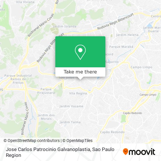 Jose Carlos Patrocinio Galvanoplastia map