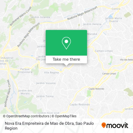 Nova Era Empreiteira de Mao de Obra map