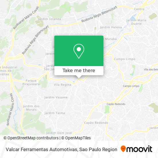 Valcar Ferramentas Automotivas map