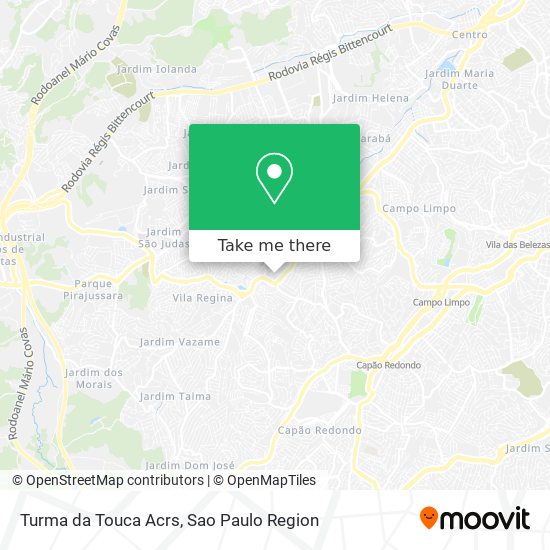 Turma da Touca Acrs map