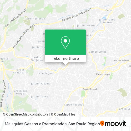 Malaquias Gessos e Premoldados map