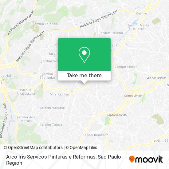 Mapa Arco Iris Servicos Pinturas e Reformas