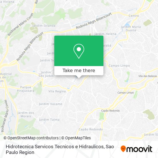Hidrotecnica Servicos Tecnicos e Hidraulicos map