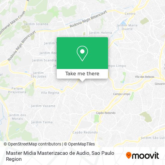 Master Midia Masterizacao de Audio map