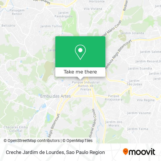 Creche Jardim de Lourdes map