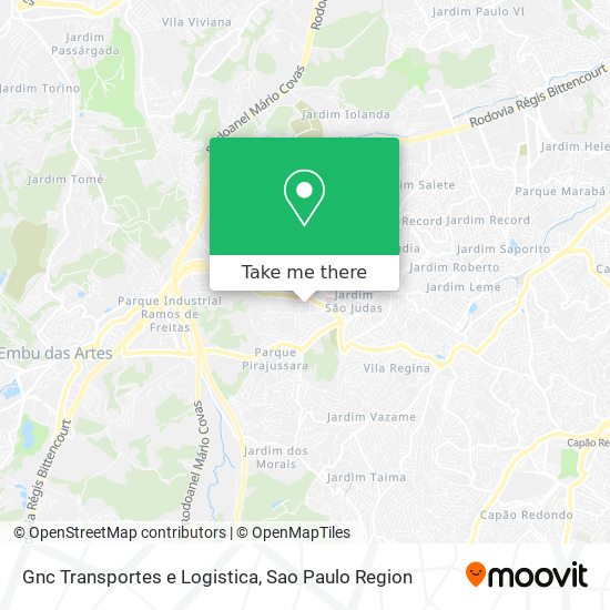 Mapa Gnc Transportes e Logistica