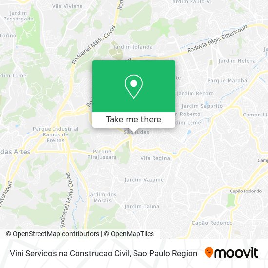 Vini Servicos na Construcao Civil map