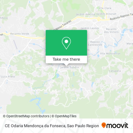 CE Odaria Mendonça da Fonseca map